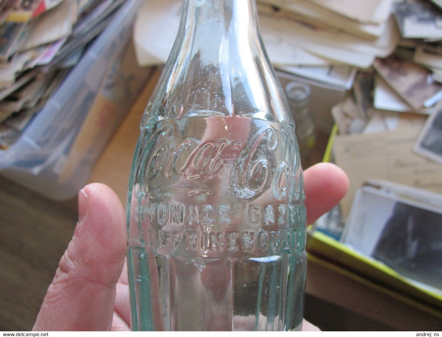 Old Coca Cola Bottles Gedep Handelsmerk Inhoud 0.185 L Limonade Gazeuse Coffeinehoudend 38 G B Fles Beschernd - Bouteilles