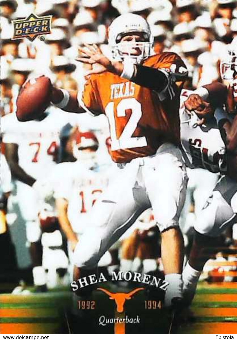 ► SHEA MORENZ  (Quaterback) University Of Texas Football - 2011 Upper Deck - 2000-Now