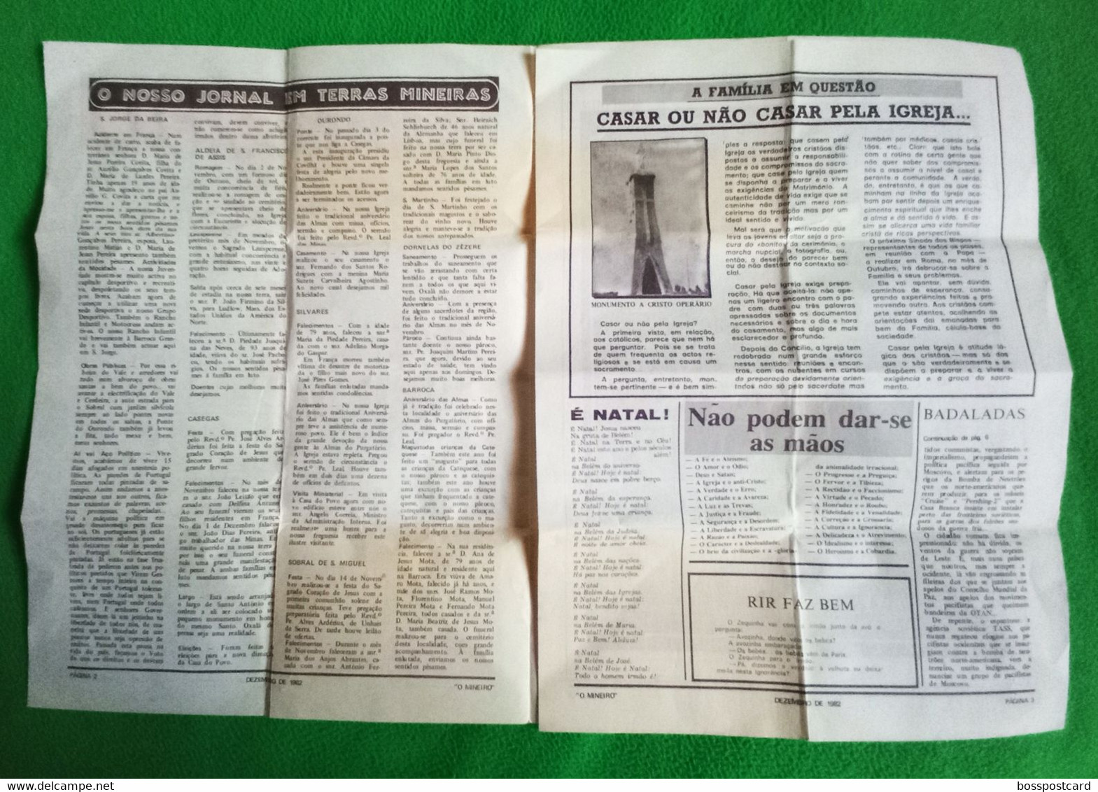 Panasqueira - Jornal O Mineiro Nº 24, Dezembro De 1982 - Minas. Castelo Branco. Portugal.. - Informations Générales