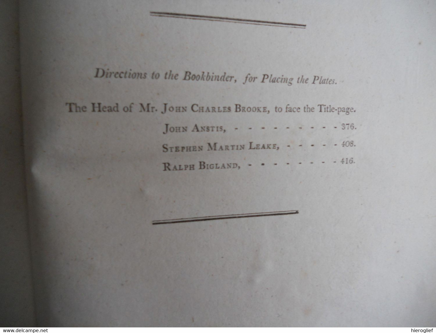 a HISTORY of COLLEGE OF ARMS & the lives of the kings heralds & poursuivants from the reign of RICHARD III 1805 M. NOBLE