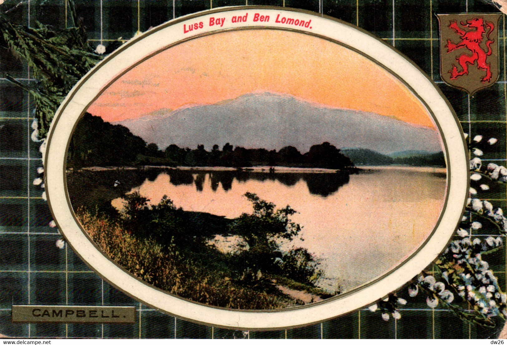 Ecosse - Campbell - Luss Bay And Ben Lomond - The Phil Publishing Co. - Argyllshire