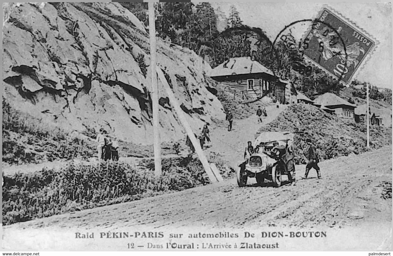 RAID  PARIS - PEKIN - 3  Cartes -- Sur Automobiles De DION BOUTON - Otros & Sin Clasificación