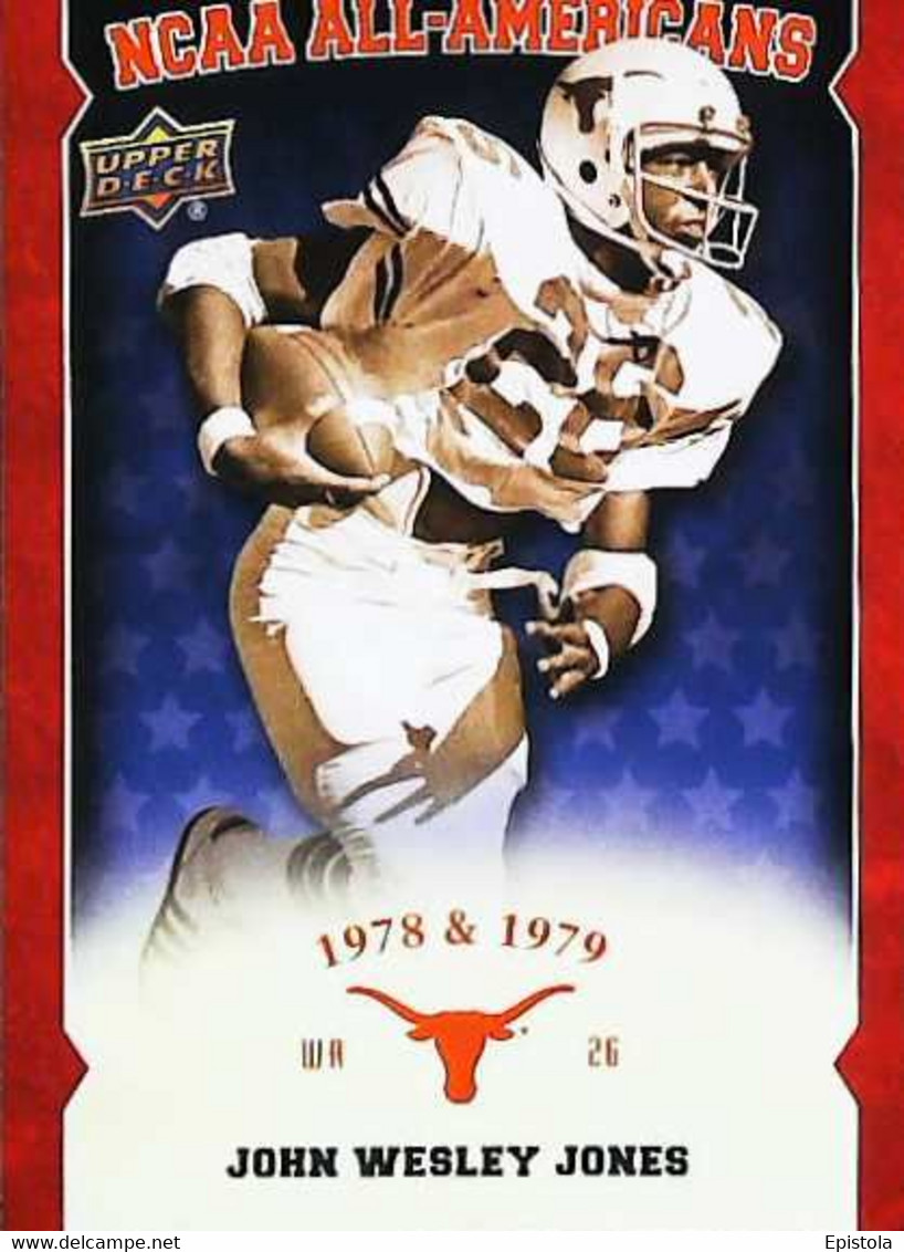 ► JOHN WESLEY JONES NCAA -  University Of Texas Football - 2011 Upper Deck - 2000-Now