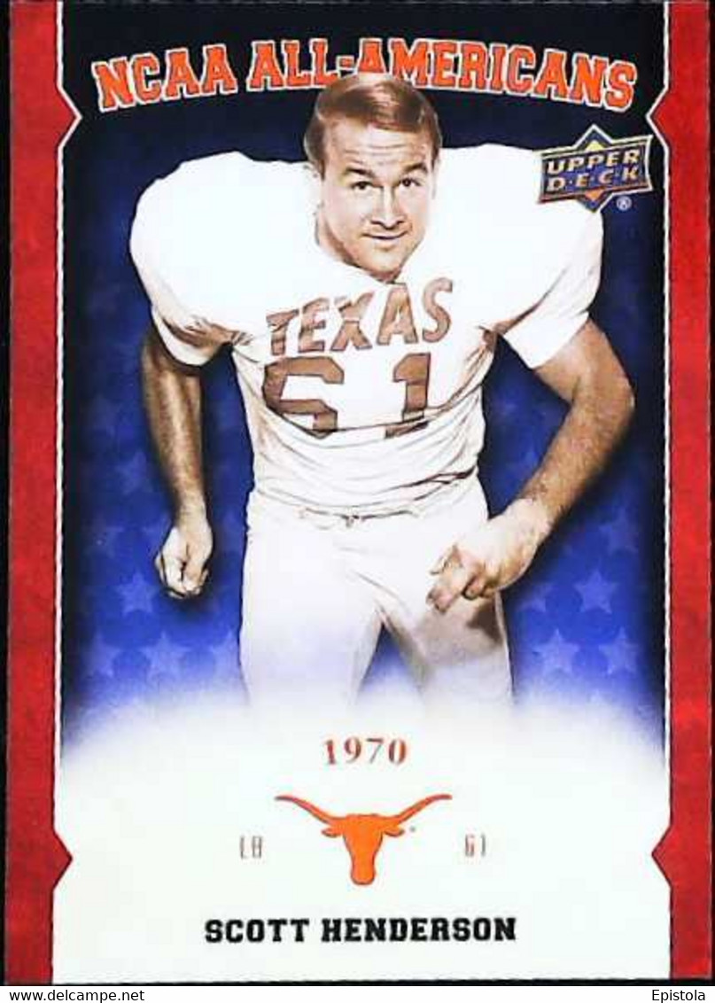 ► SCOTT HENDERSON  NCAA -  University Of Texas Football - 2011 Upper Deck - 2000-Nu