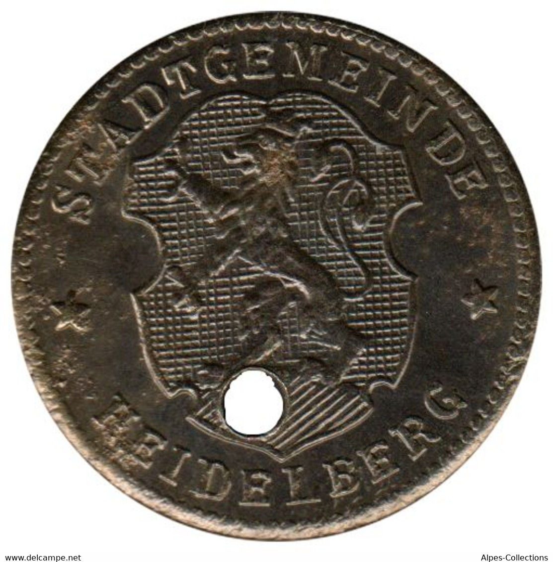 ALLEMAGNE - HEIDELBERG - 10.3 - Monnaie De Nécessité - 10 Pfennig - Monétaires/De Nécessité