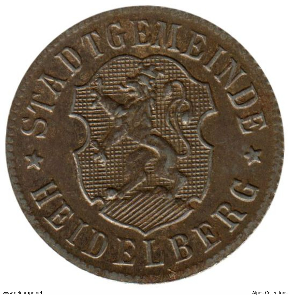 ALLEMAGNE - HEIDELBERG - 50.2 - Monnaie De Nécessité - 50 Pfennig - Monétaires/De Nécessité