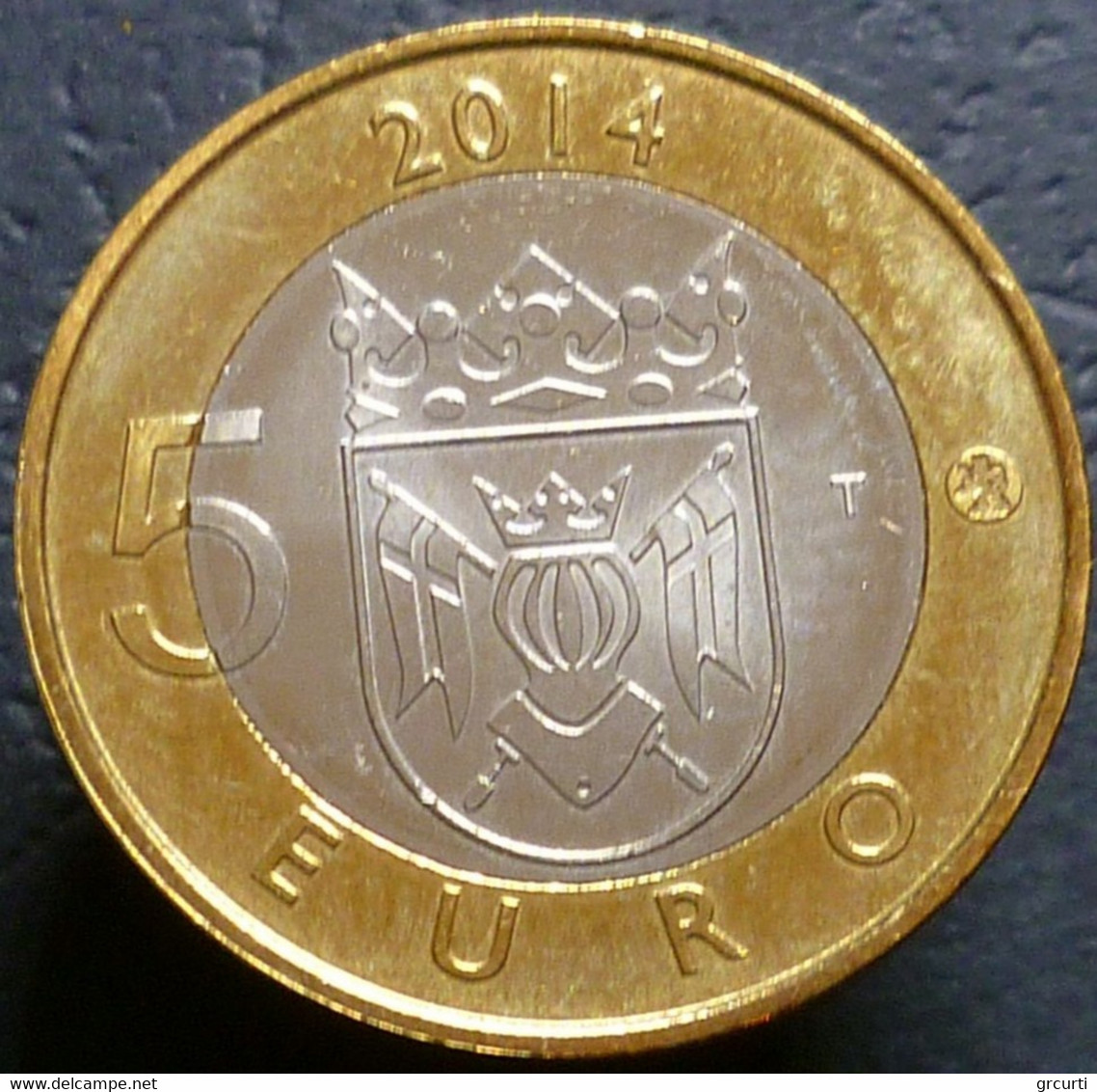 Finlandia - 5 Euro 2014 - Animali Delle Province: Finland Proper - KM# 210 - UNI 4-14 Cu - Finlande