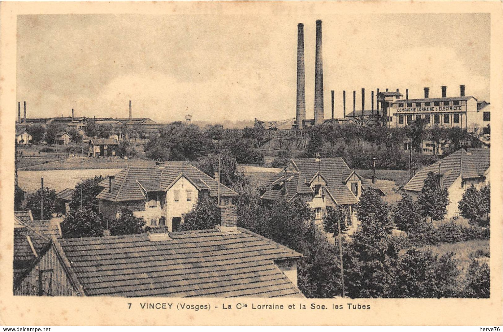 VINCEY - La Compagnie Lorraine Et La Société Les Tubes - Vincey