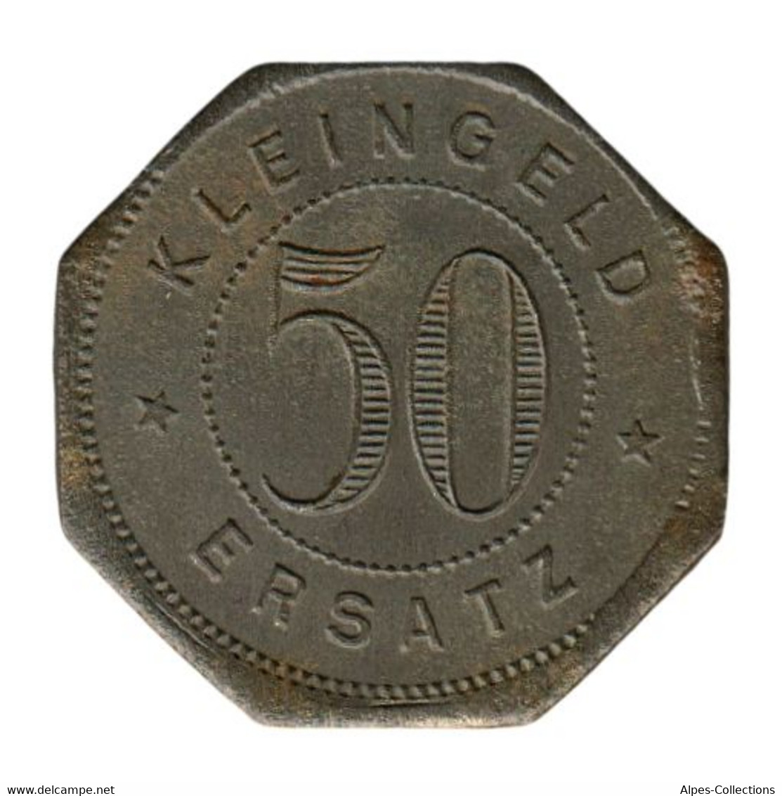 ALLEMAGNE - HERRENBERG - 50.2 - Monnaie De Nécessité - 50 Pfennig 1917 - Monétaires/De Nécessité