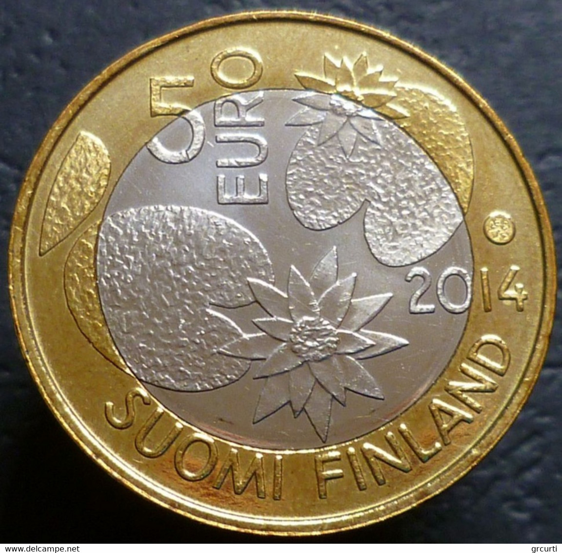 Finlandia - 5 Euro 2014 - Natura Del Nord: Conifere - KM# 211 - UNI 6-14 Cu - Finlande