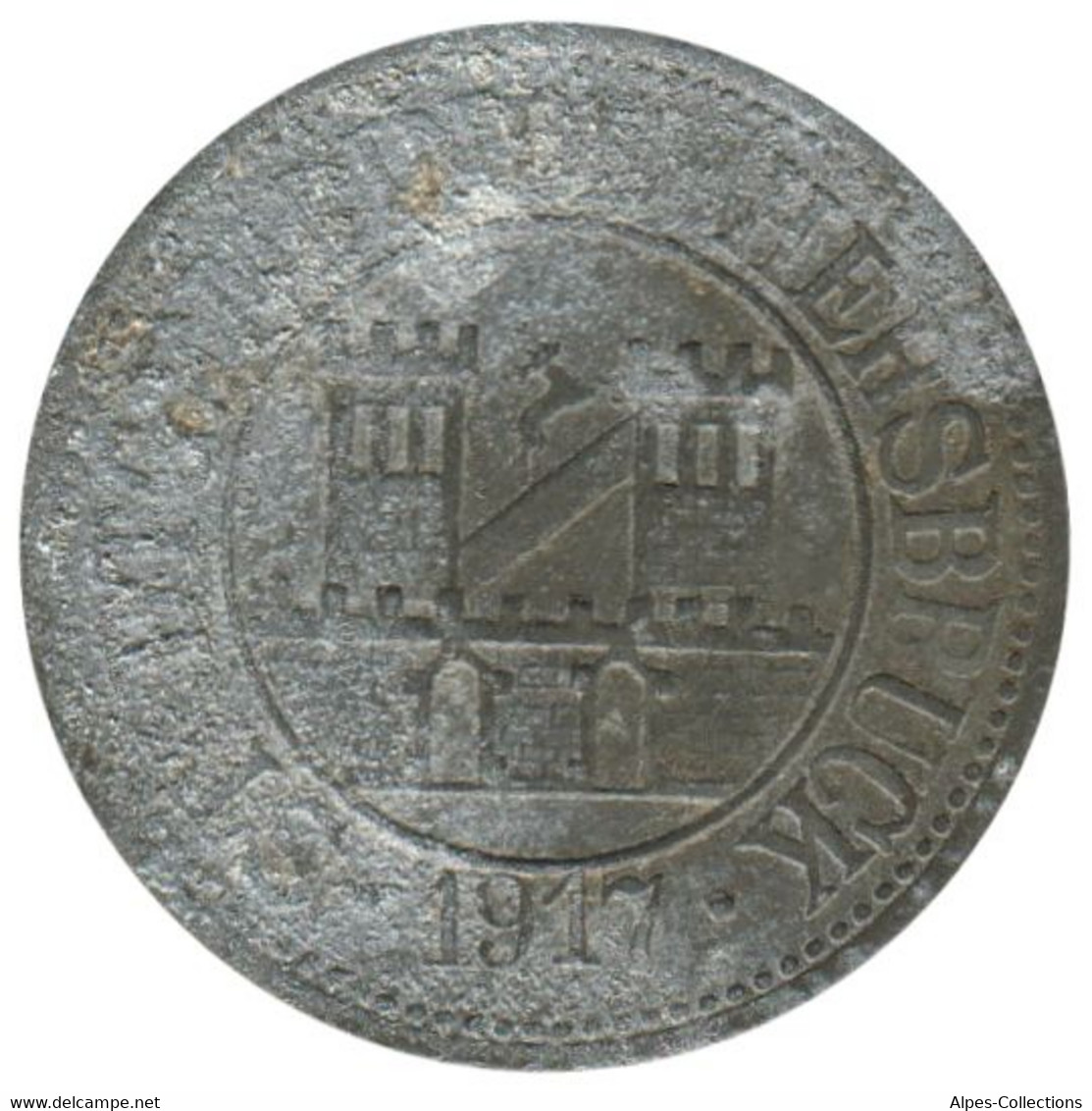 ALLEMAGNE - HERSBRUG - 50.1 - Monnaie De Nécessité - 50 Pfennig 1917 - Noodgeld