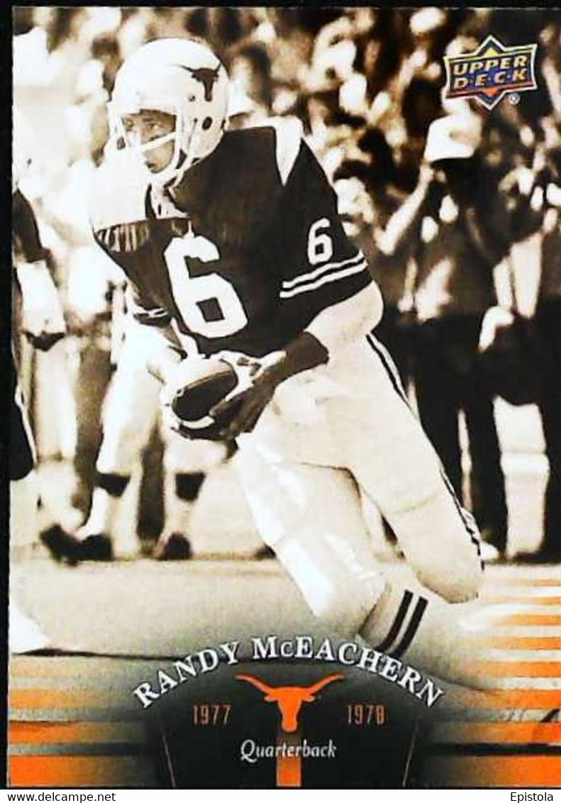 ► RANDY McEACHERN (Quaterback)      University Of Texas Football - 2011 Upper Deck - 2000-Oggi