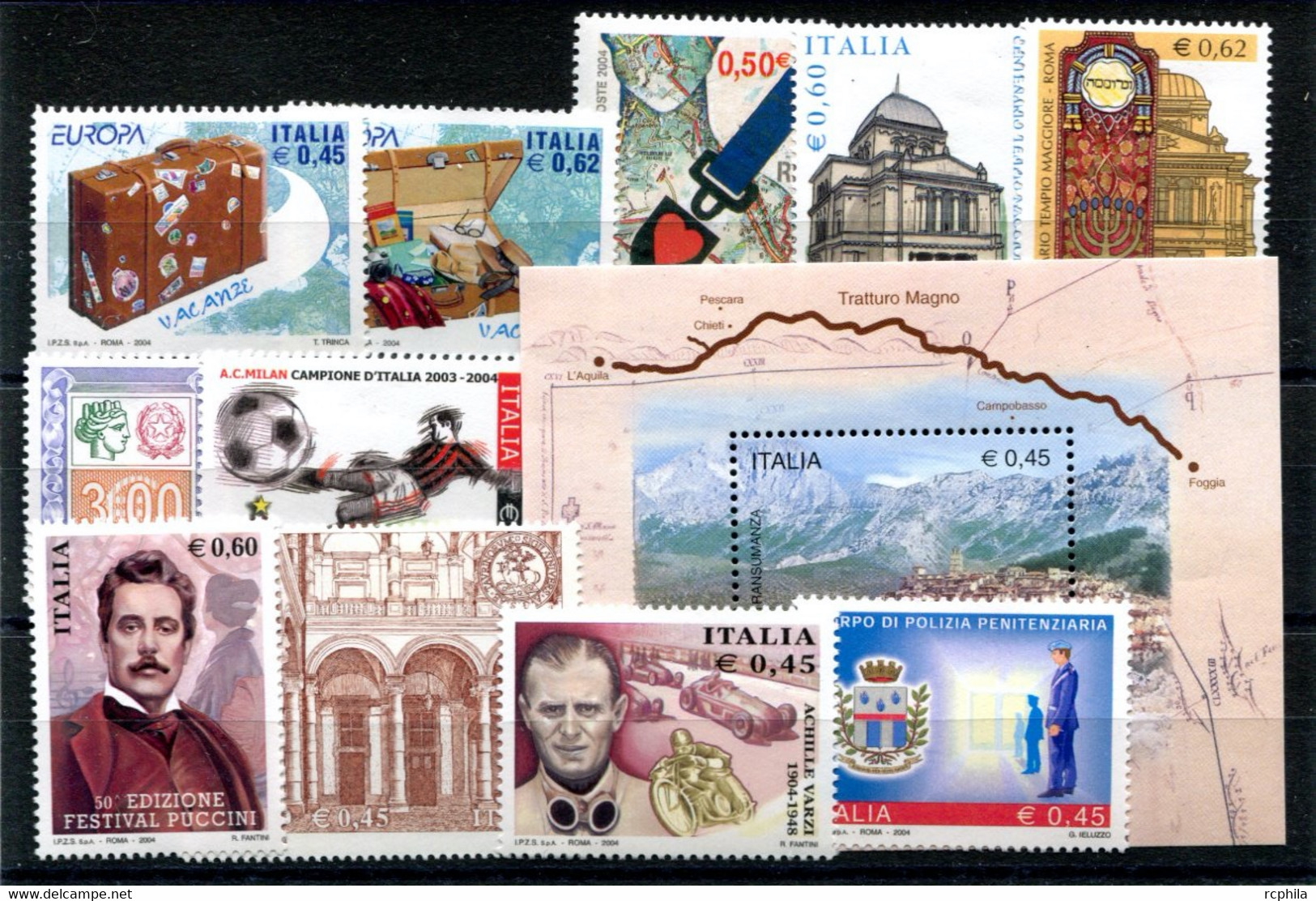 RC 22059 ITALIE LOT DE TIMBRES A LA FACIALE NEUFS ** SANS CHARNIERES - 2001-10: Nieuw/plakker