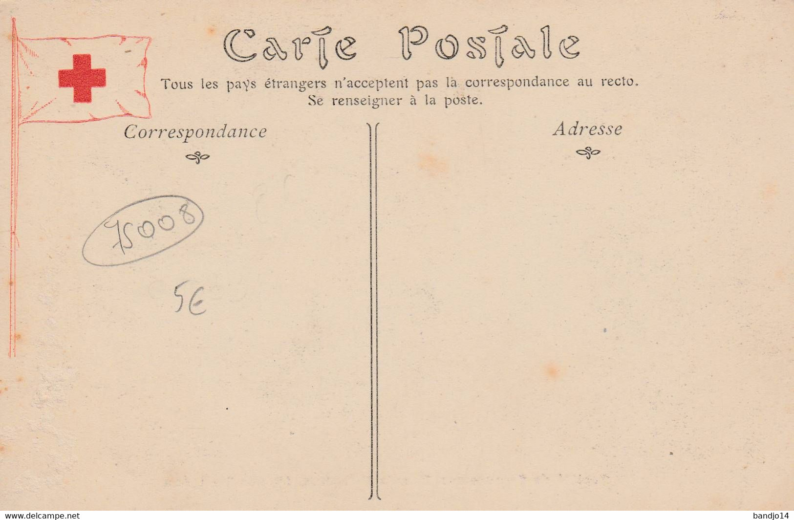 Paris - (75008) - Société De Secours Aux Blessés Miltaire  19 Rue Matignon ( Dispensaire école )  -  Scan Recto-verso - Weltkrieg 1914-18