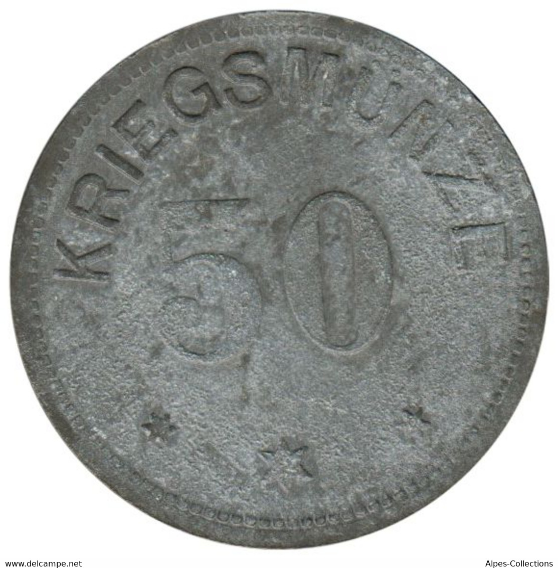 ALLEMAGNE - KEMPTEN - 50.1 - Monnaie De Nécessité - 50 Pfennig 1917 - Monétaires/De Nécessité