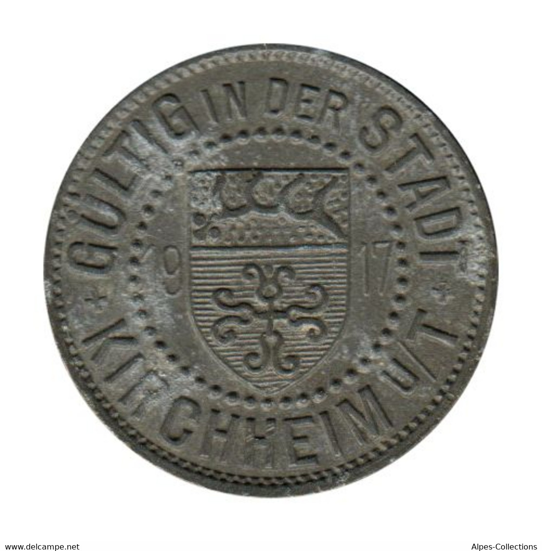 ALLEMAGNE - KIRCHHEIM - 05.1 - Monnaie De Nécessité - 5 Pfennig 1917 - Monétaires/De Nécessité