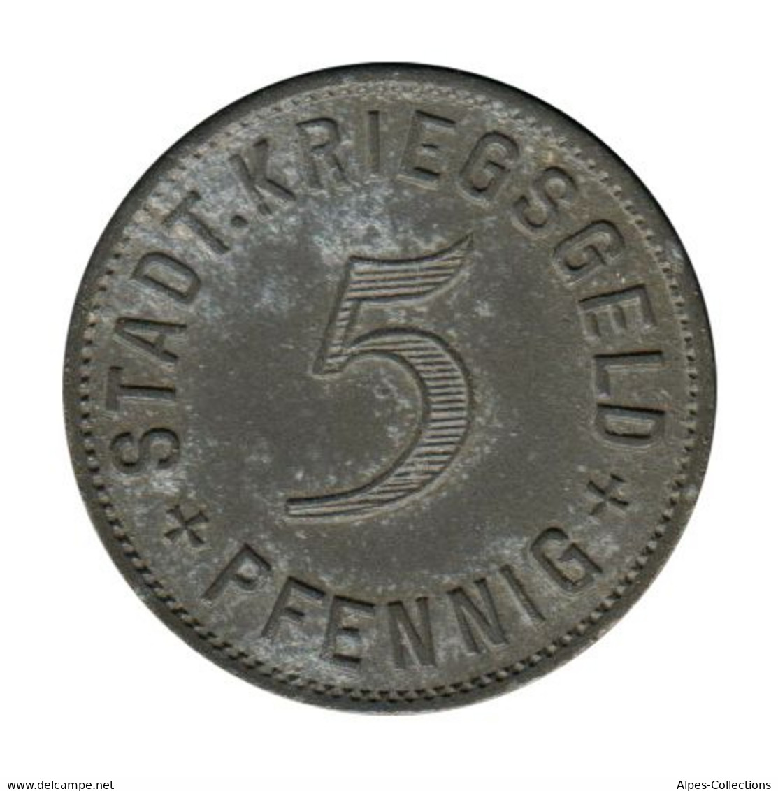 ALLEMAGNE - KIRCHHEIM - 05.1 - Monnaie De Nécessité - 5 Pfennig 1917 - Monétaires/De Nécessité