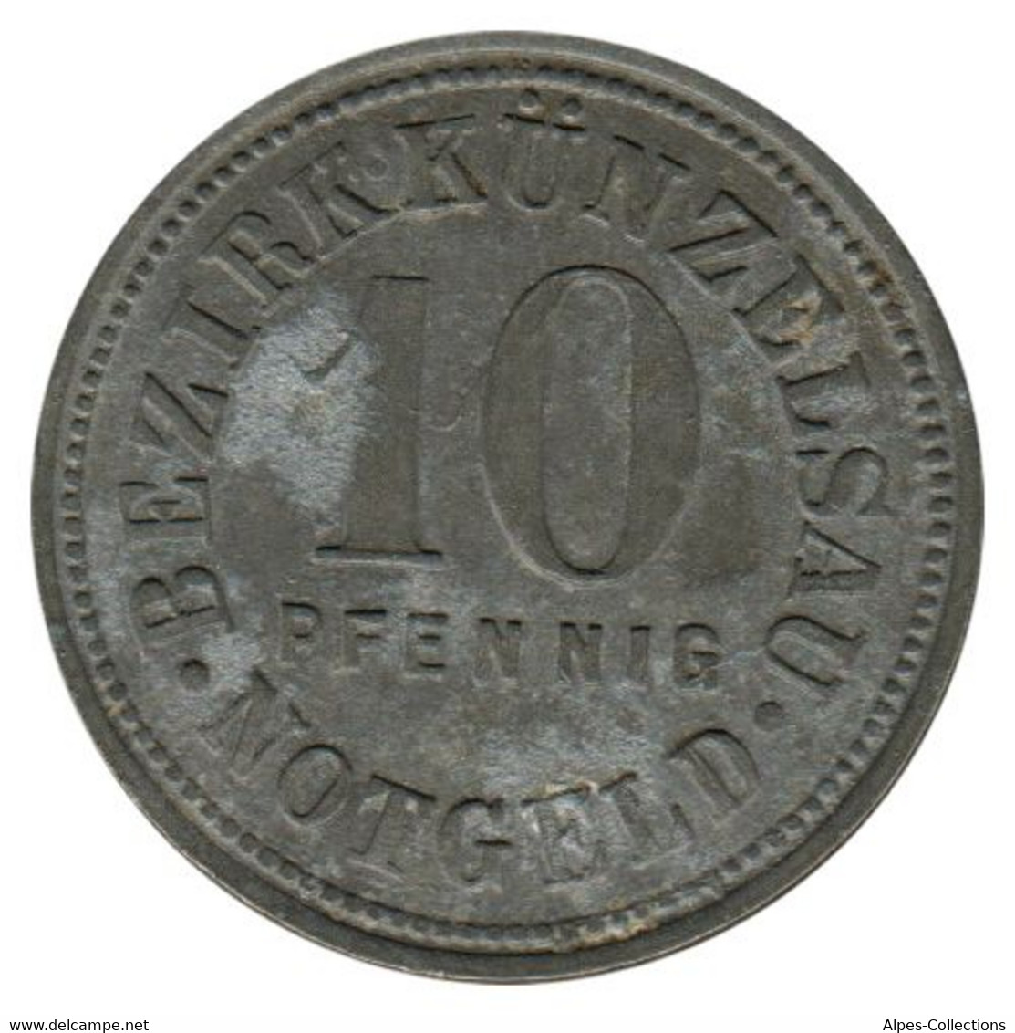 ALLEMAGNE - KUNZELSAU - 10.2 - Monnaie De Nécessité - 10 Pfennig 1917 - Monétaires/De Nécessité