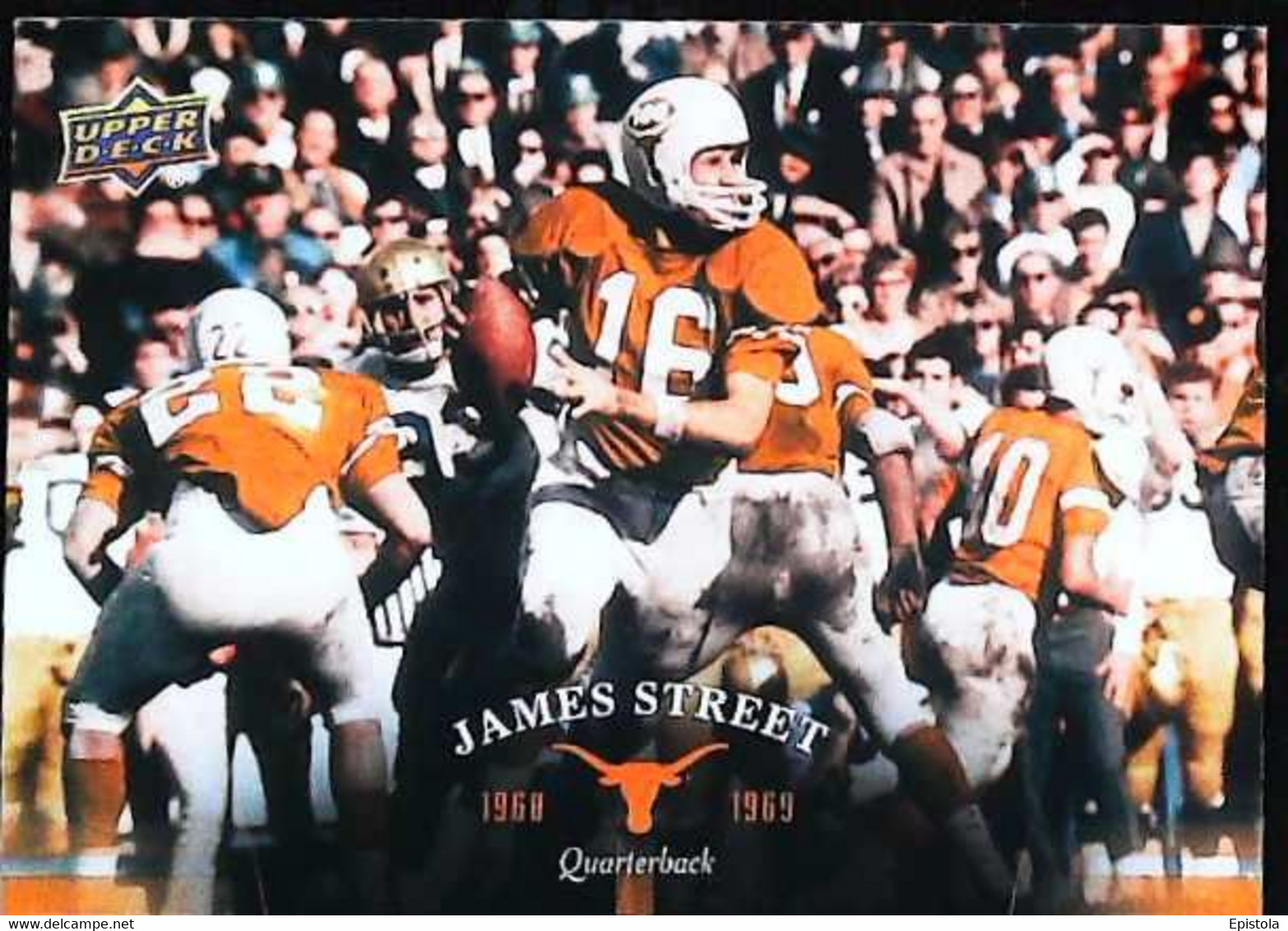 ► JAMES STREET  (Quaterback)      University Of Texas Football - 2011 Upper Deck - 2000-Heute