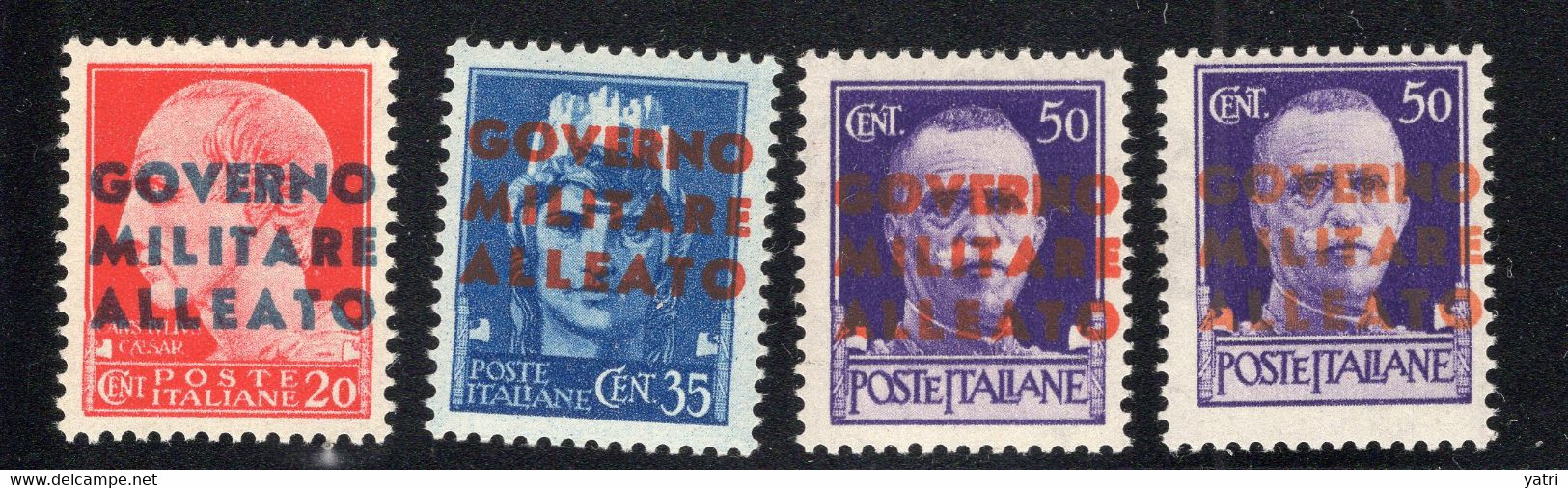 Anglo-americana Di Napoli (1944) - Francobolli Soprastampati ** - Anglo-Amerik. Bez.: Naples