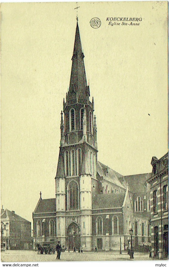 Koekelberg/Koeckelberg. Eglise Ste-Anne. - Koekelberg