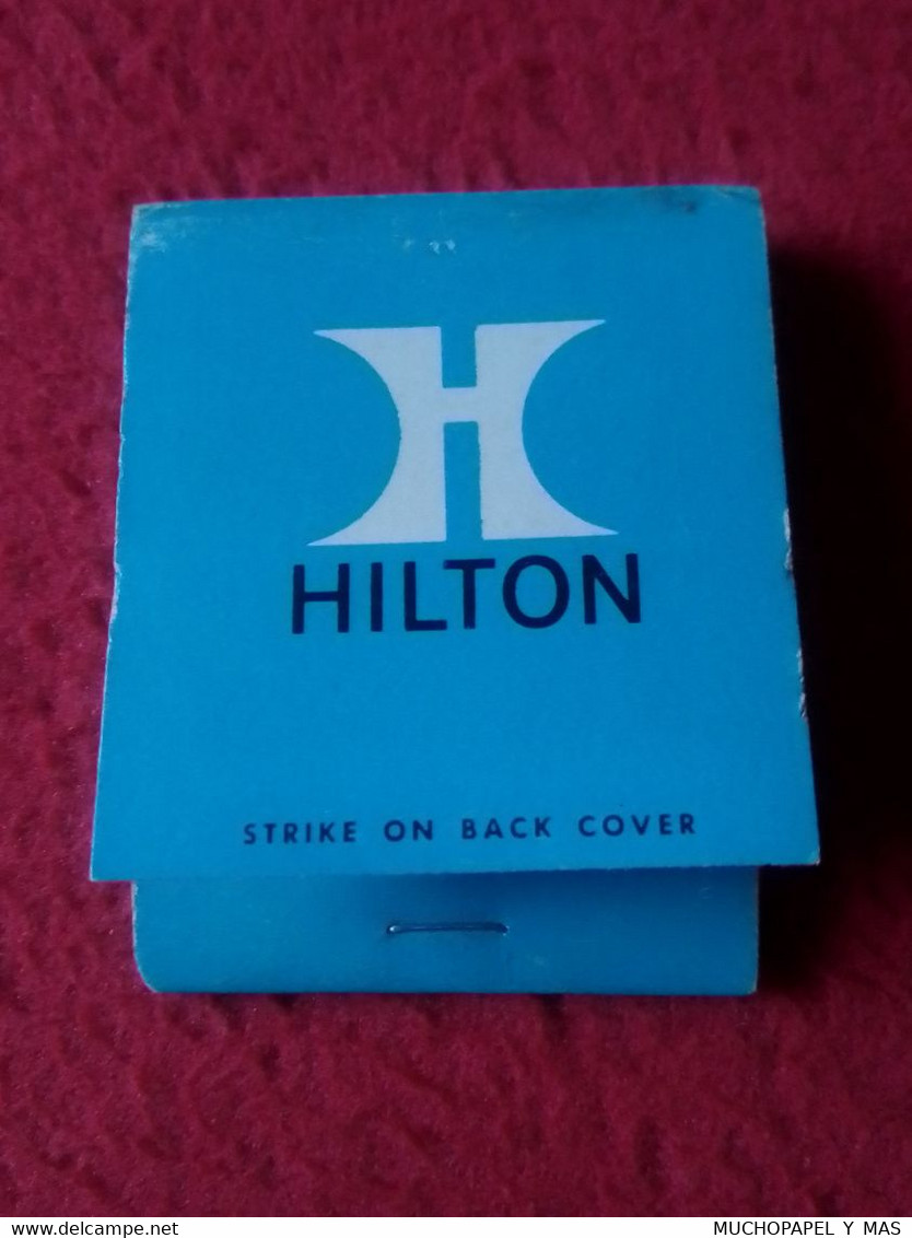 CAJA DE CERILLAS BOÎTE D'ALLUMETTES MATCHBOX FÓSFOROS HILTON HOTELES HOTELS HAWAII USA HAWAIIAN VILLAGE KONA MAUI ISLAS. - Boites D'allumettes