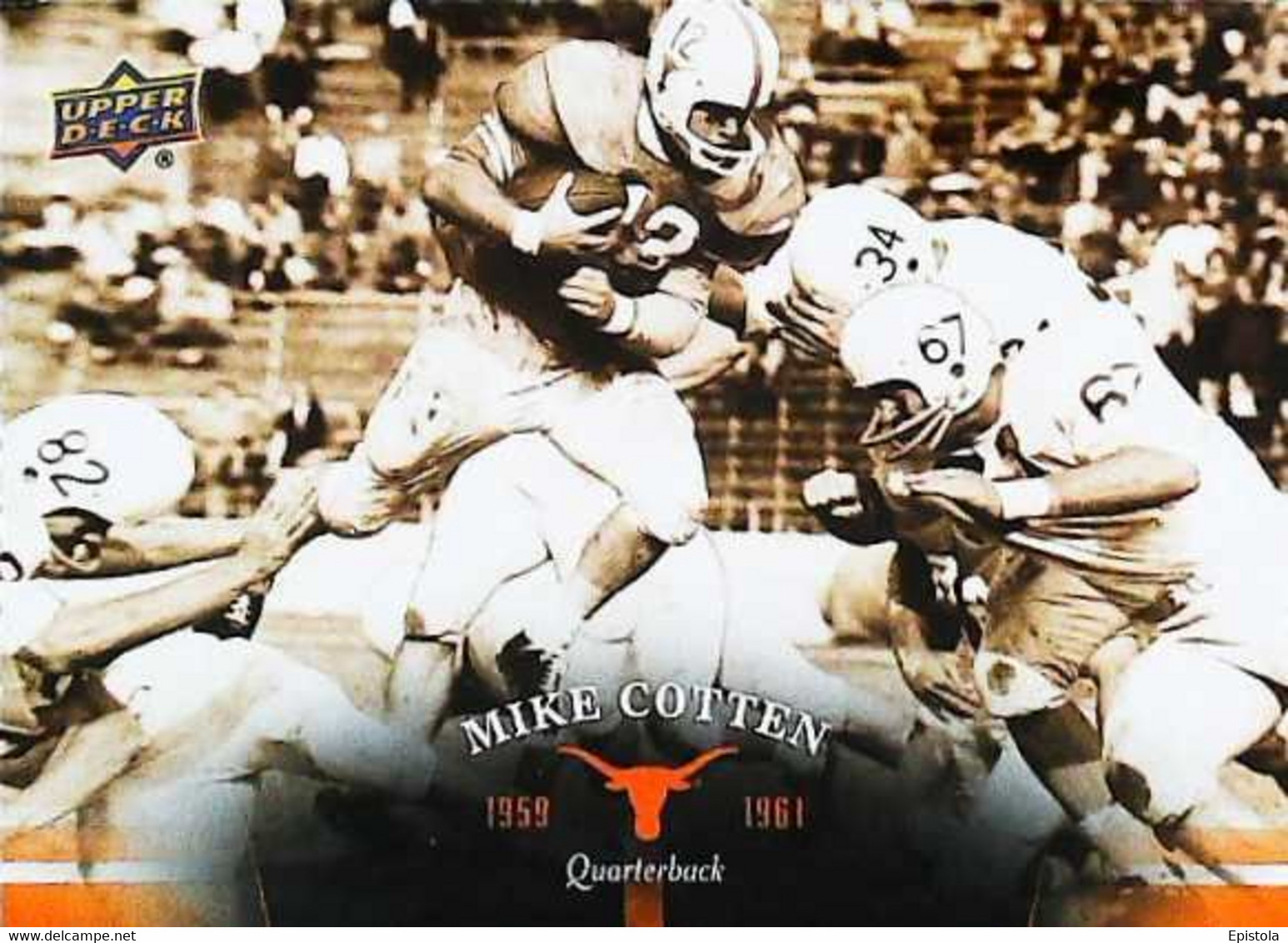 ► MIKE COTTEN  ( Quaterback )   University Of Texas Football - 2011 Upper Deck - 2000-Heute