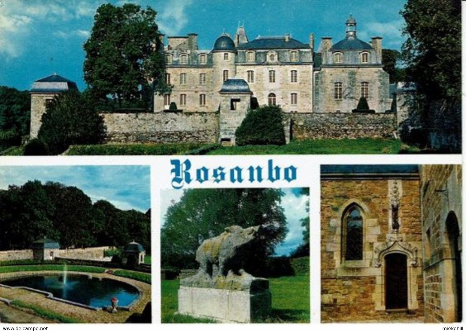 22-LANVELLEC-CHATEAU DE ROSAMBO-SANGLIER - Lanvellec