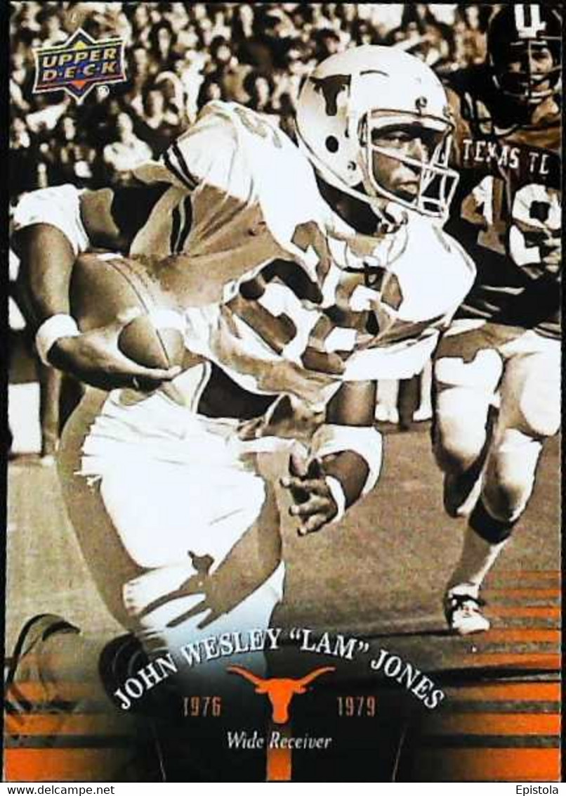 ► JOHN WESLEY "LAM" JONES   ( Wide Receiver )   University Of Texas Football - 2011 Upper Deck - 2000-Heute