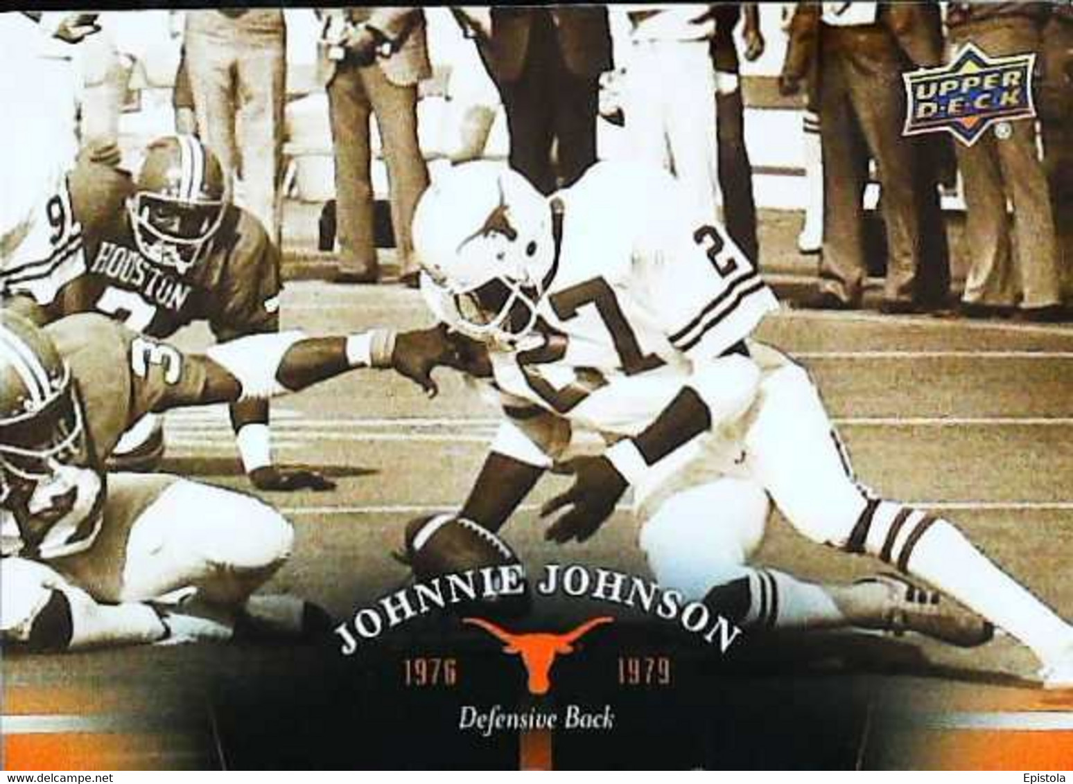 ► JOHNNIE JOHNSON  ( Defense Back )   University Of Texas Football - 2011 Upper Deck - 2000-Now