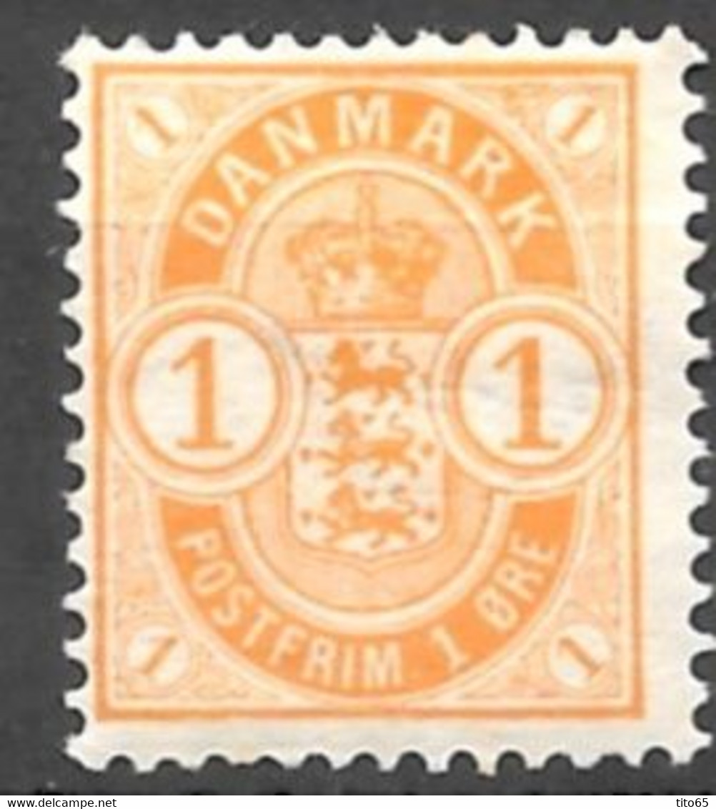 AFA # 37  Denmark    MNH**    1902 - Ungebraucht