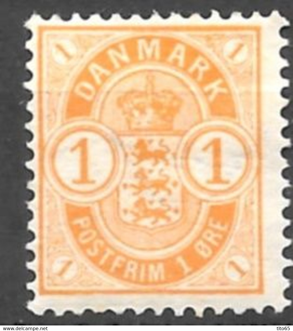 AFA # 37  Denmark    MNH**    1902 - Nuovi