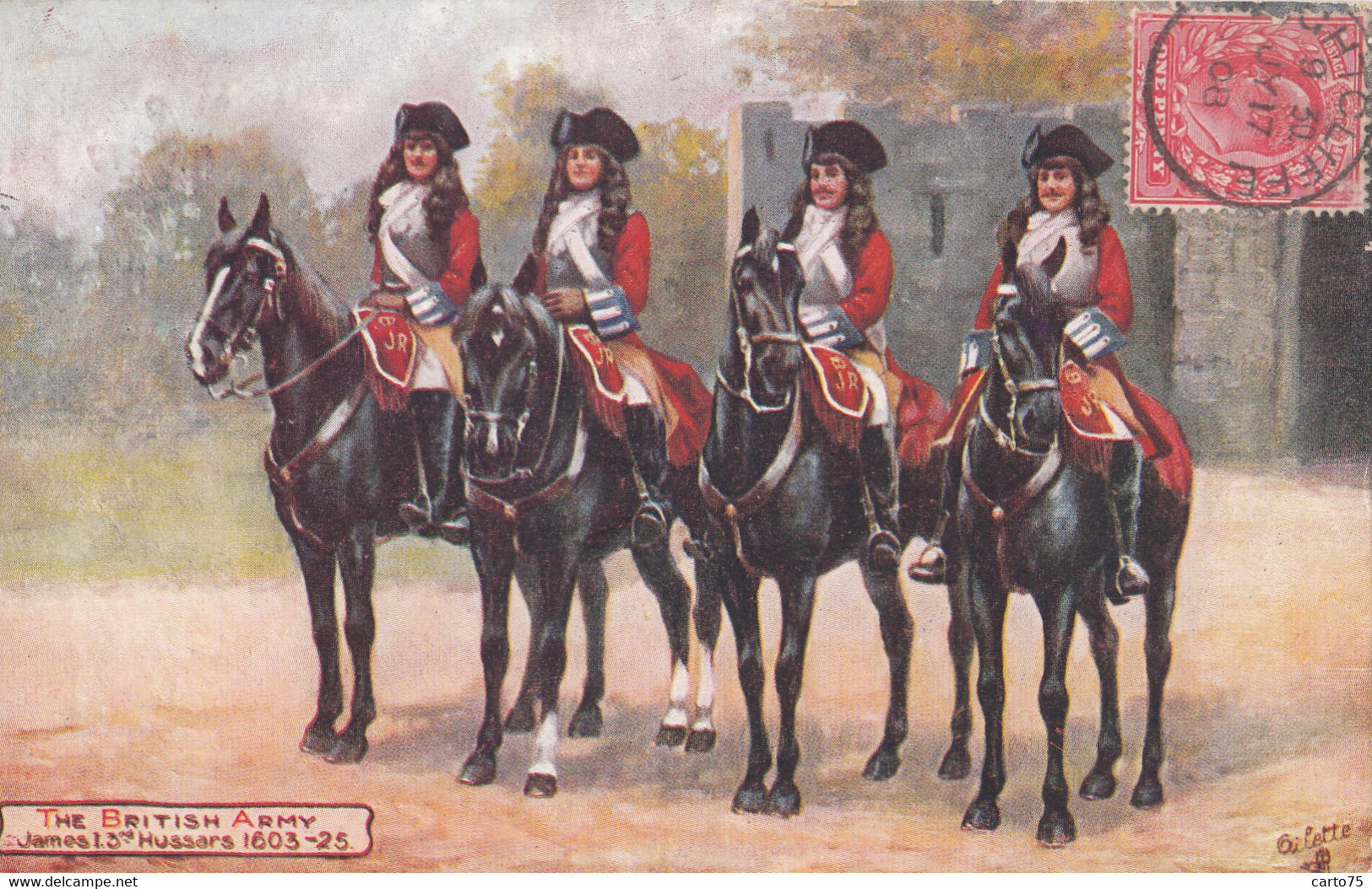 Illustrateurs - Tuck - Militaria - English Army - The British Army - Hussards - Cavalerie - Tuck, Raphael