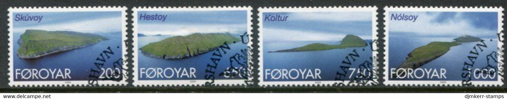 FAEROE ISLANDS 2000 Definitive: Islands Used.  Michel 381-84 - Faroe Islands