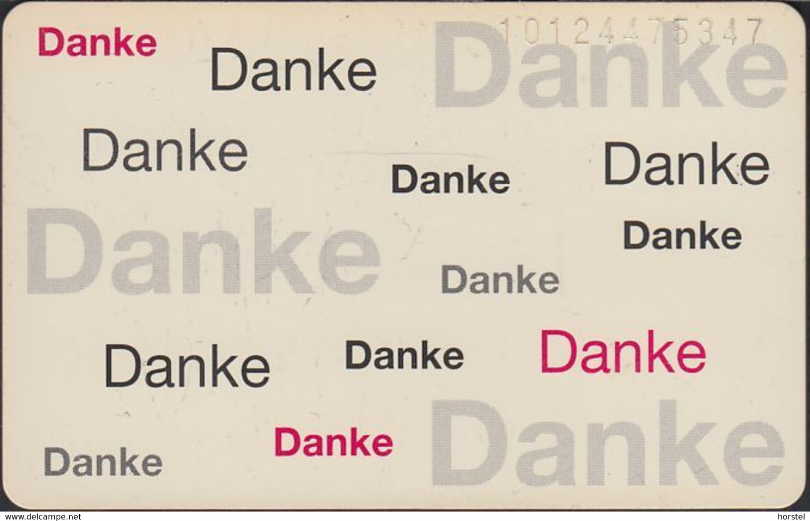 GERMANY V09/90 Telekom - Gallist - Danke -  200 Einheiten - V-Series : VIP & Visiting Cards