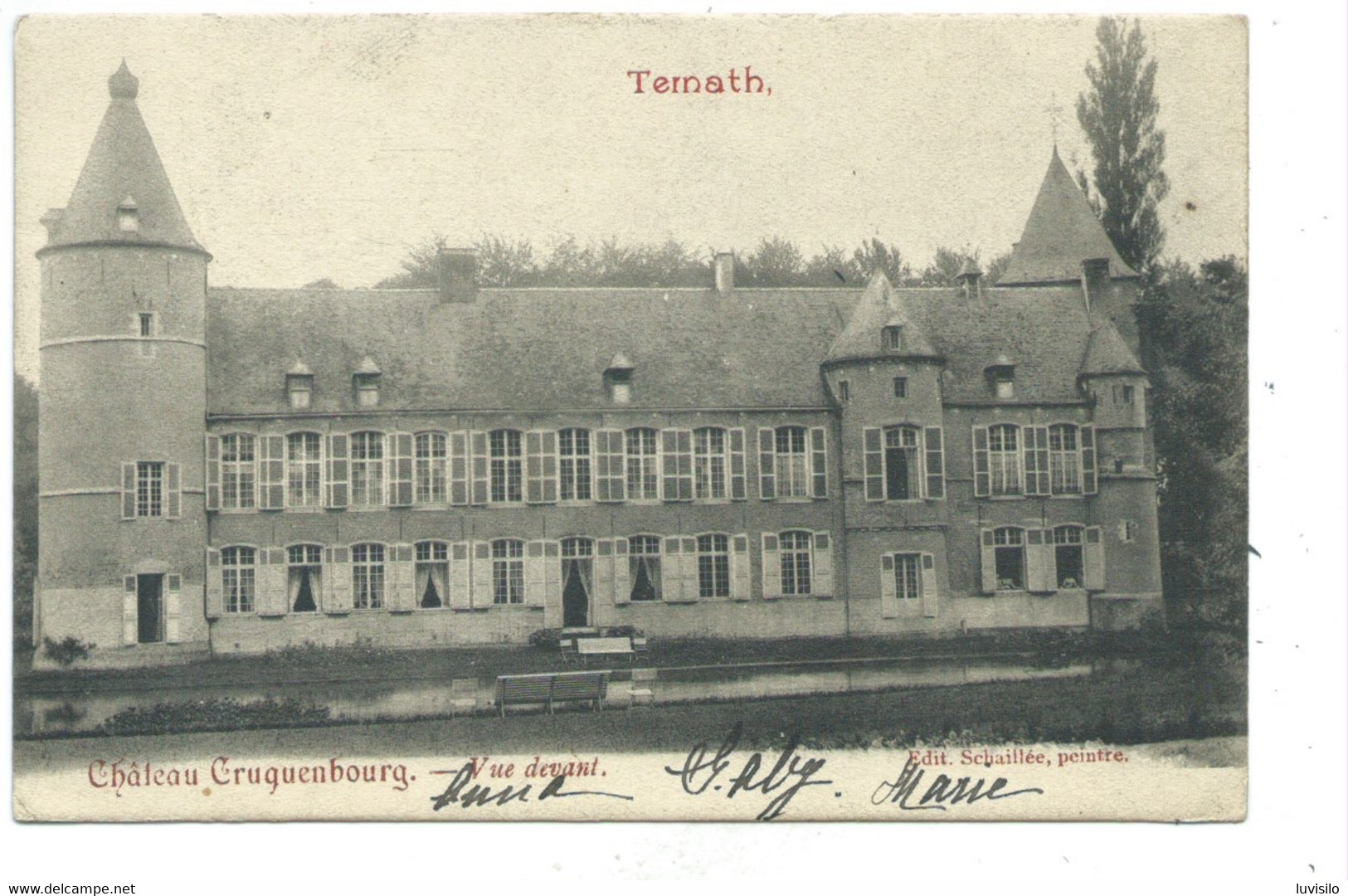 TERNAT - TERNATH - Château Crucquenbourg - Vue Devant - Ternat