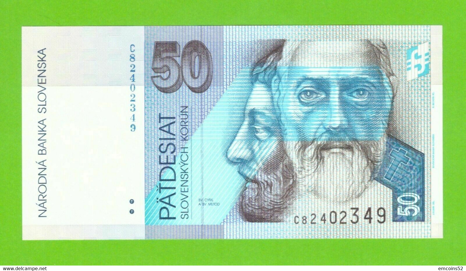 SLOVAKIA 50 KORUN 1999  P-21c  UNC - Slovakia