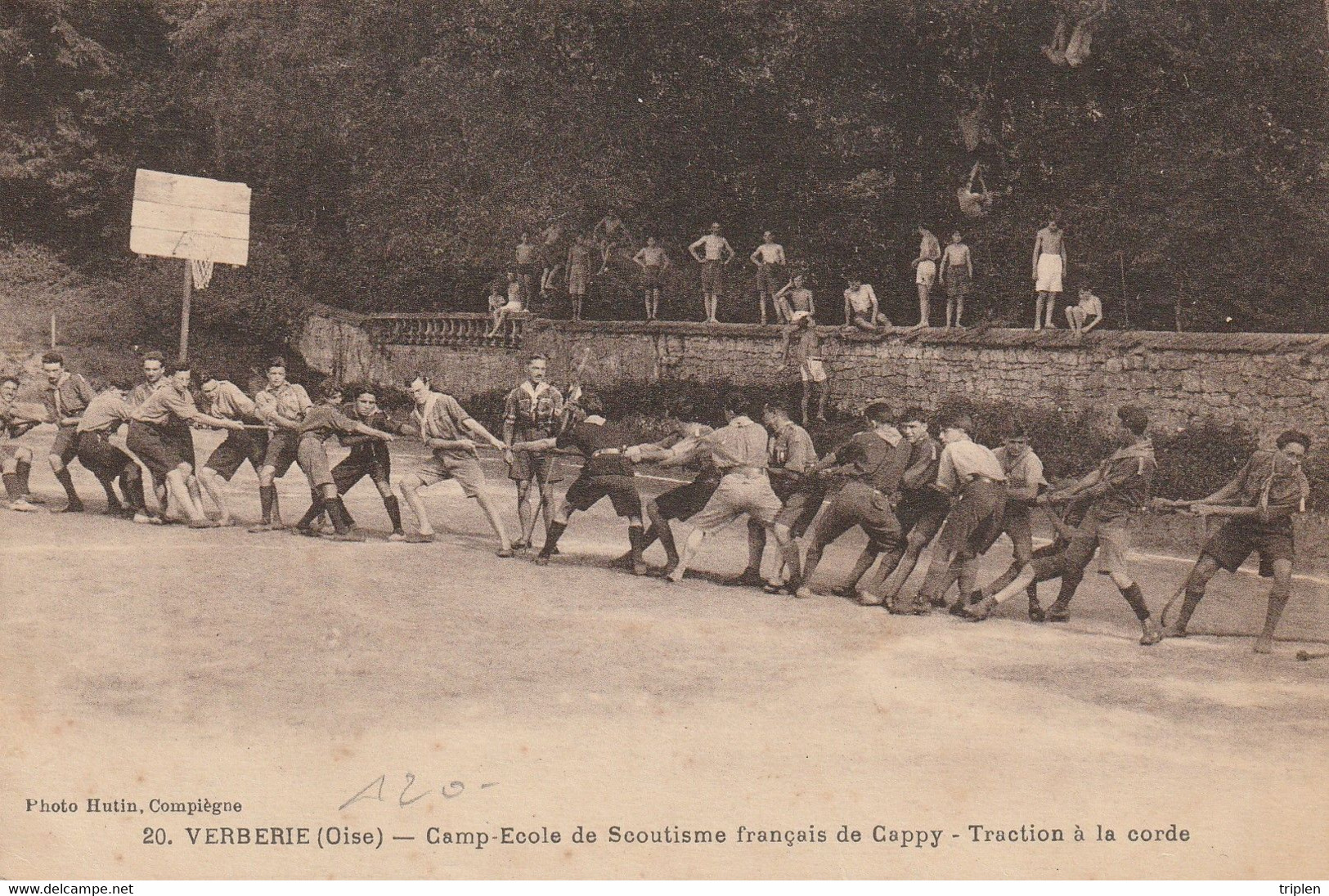 Verberie - Camp école De Scoutisme Français De Cappy - Traction à La Corde - Scoutisme