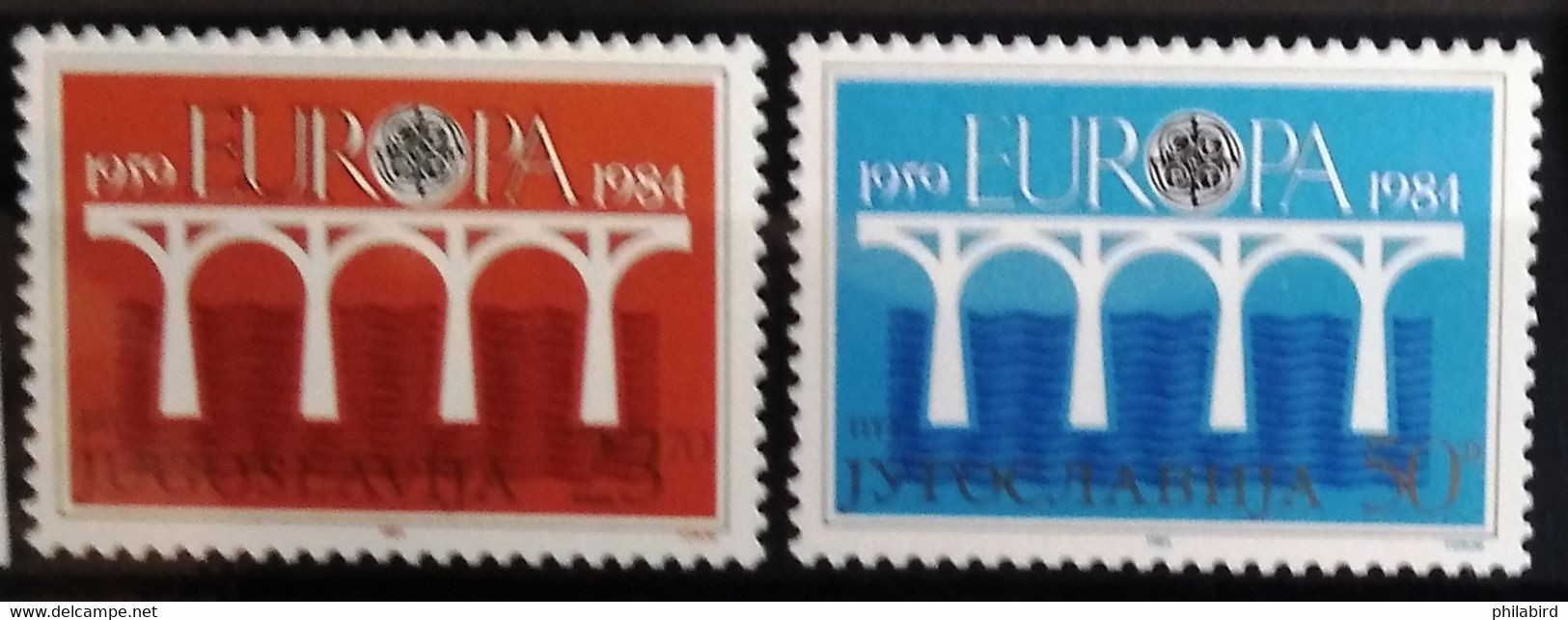 EUROPA 1984 - YOUGOSLAVIE                  N° 1925/1926                        NEUF** - 1984