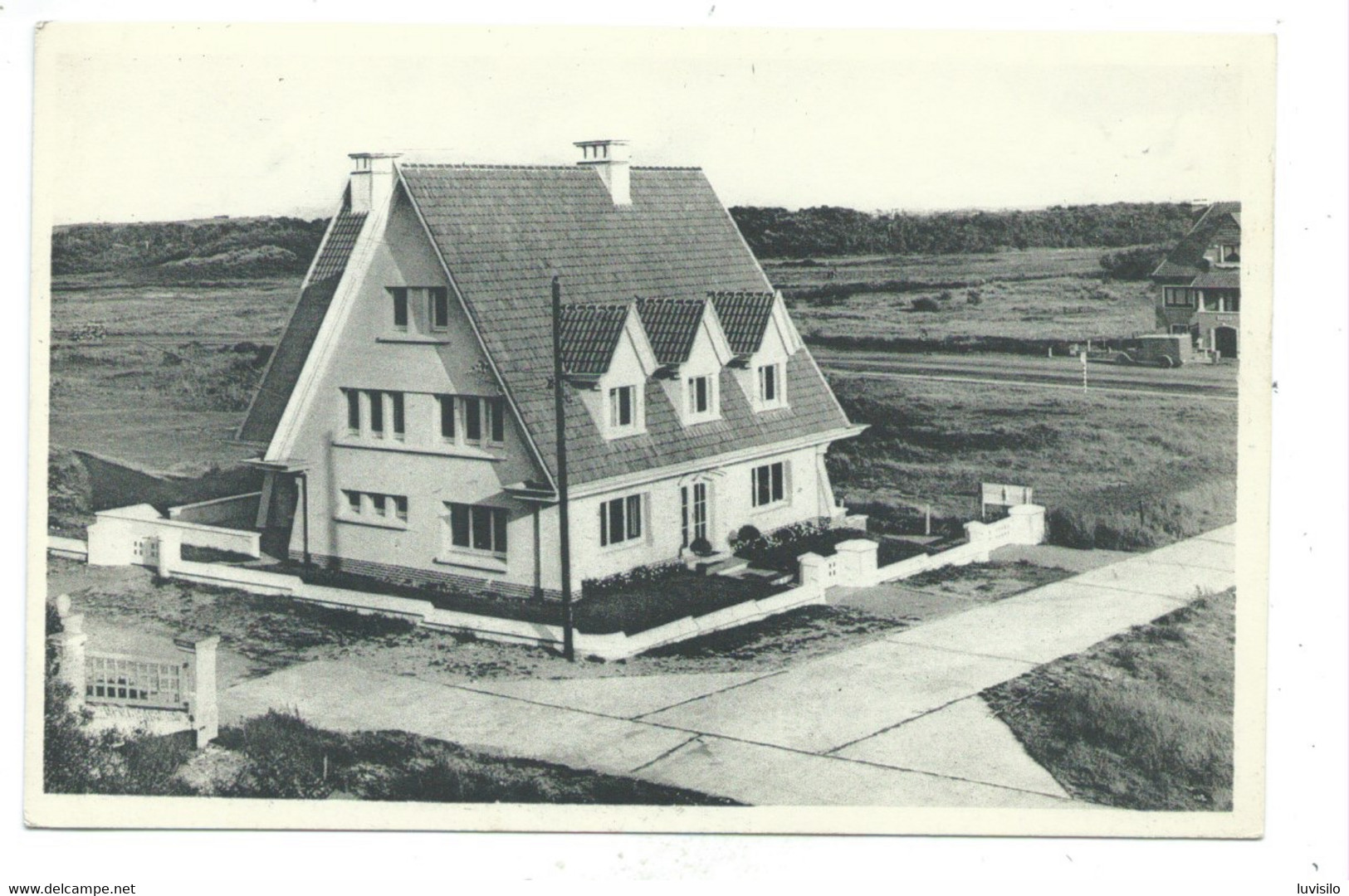 De Haan  Coq-sur-Mer - Pension D'enfants "Les Hirondelles", Sentier Des Dunes ( Gelopen Kaart ) - De Haan