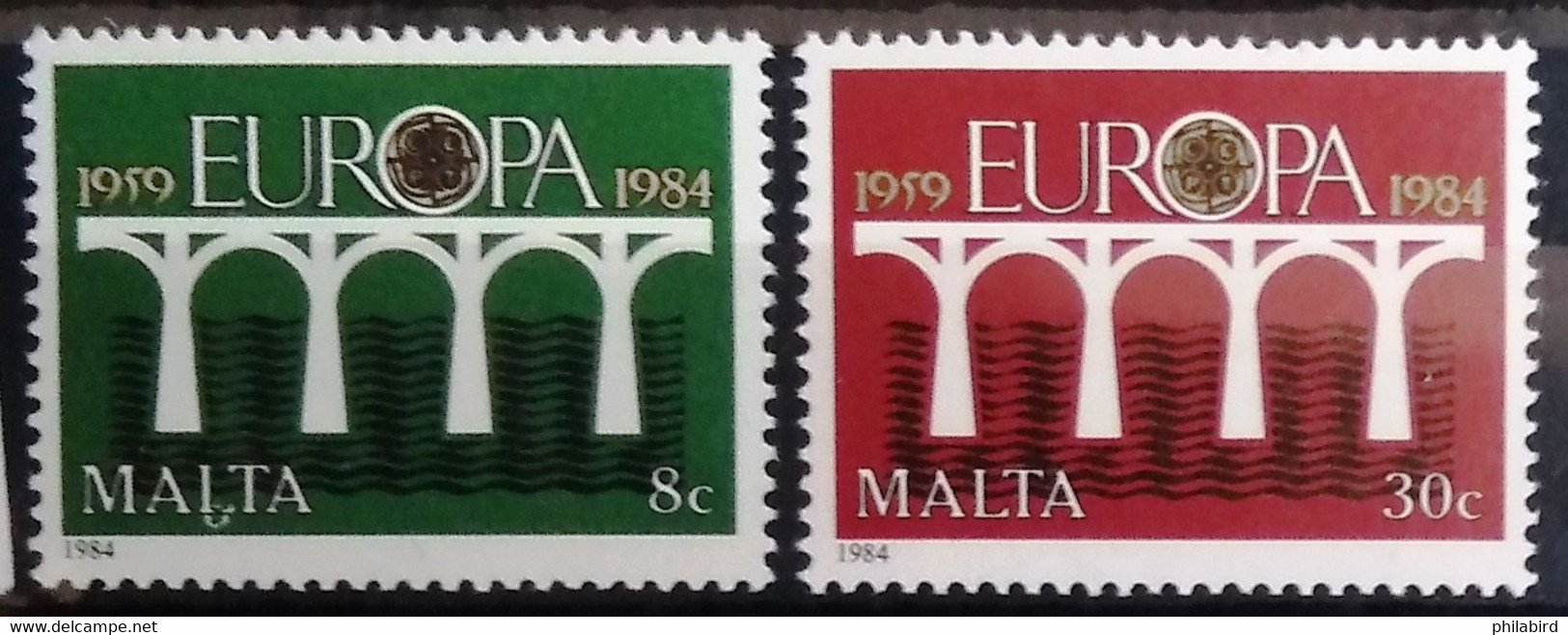 EUROPA 1984 - MALTE                  N° 685/686                        NEUF* - 1984