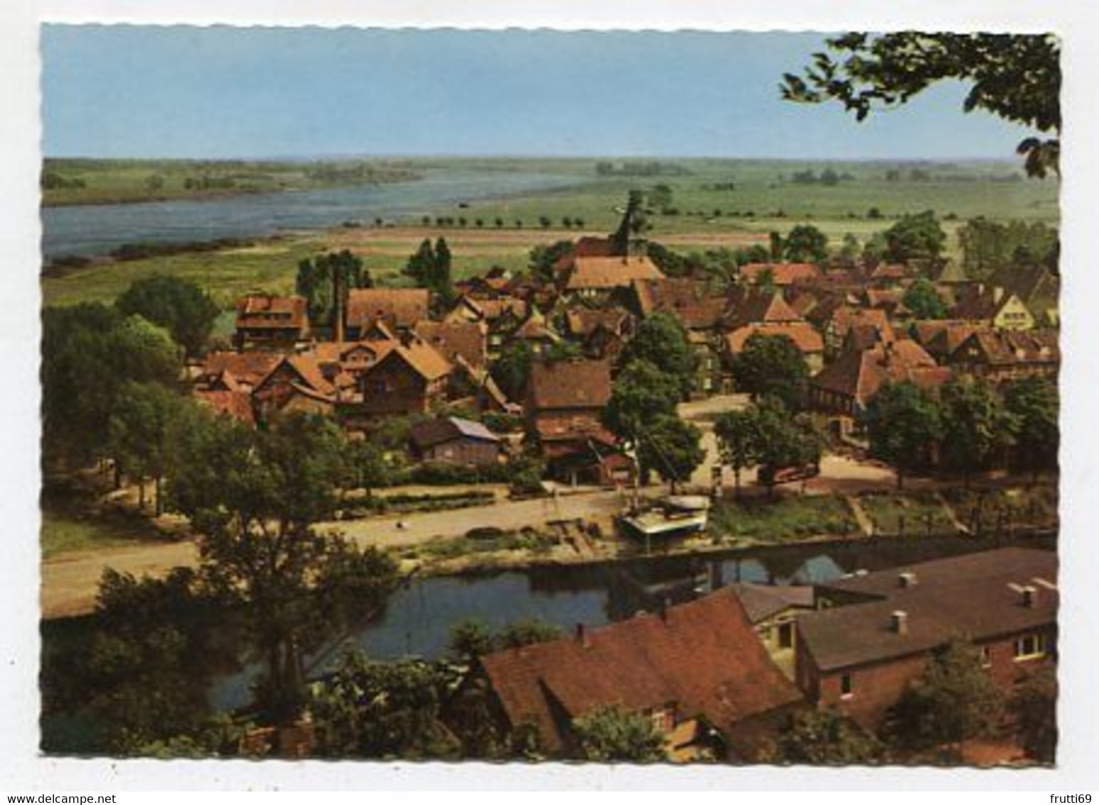 AK 029416 GERMANY - Hitzacker / Elbe - Blick Auf Elbe Und Ort - Hitzacker