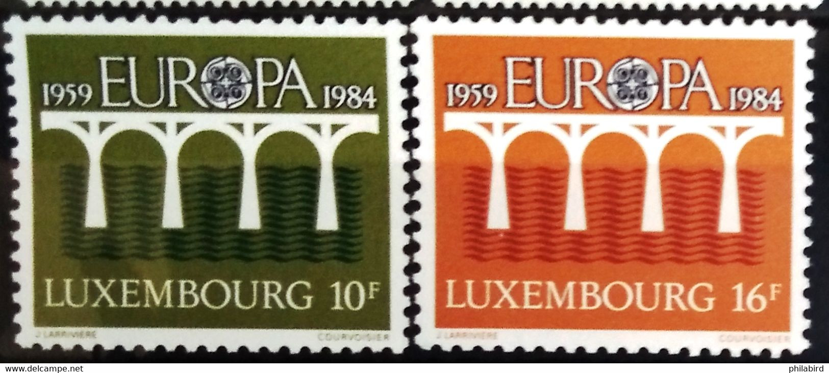 EUROPA 1984 - LUXEMBOURG                  N° 1048/1049                        NEUF* - 1984