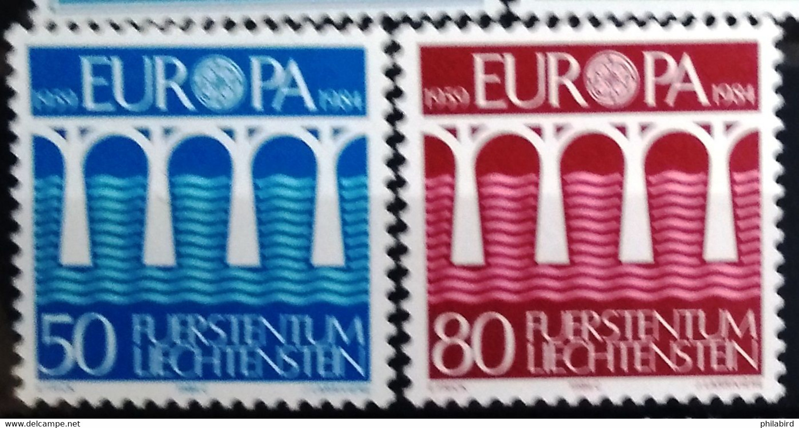 EUROPA 1984 - LIECHTENSTEIN                  N° 778/779                        NEUF* - 1984