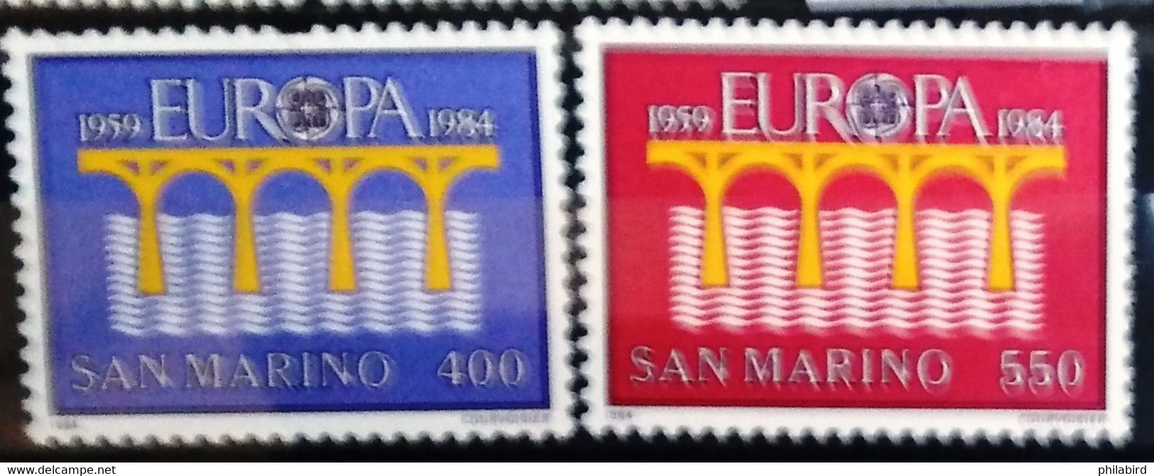 EUROPA 1984 - SAINT MARIN                  N° 1090/1091                        NEUF* - 1984