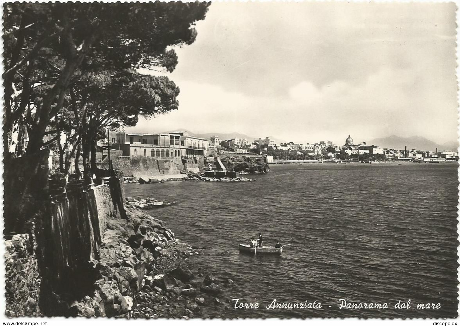 AB324 Torre Annunziata (Napoli) - Panorama Dal Mare - Barche Boats Bateaux / Non Viaggiata - Torre Annunziata