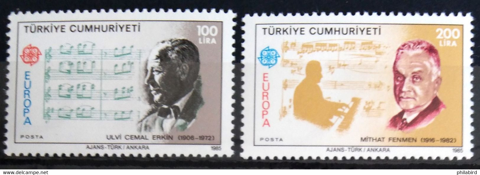 EUROPA 1985 - TURQUIE                 N° 2462/2463                        NEUF** - 1985