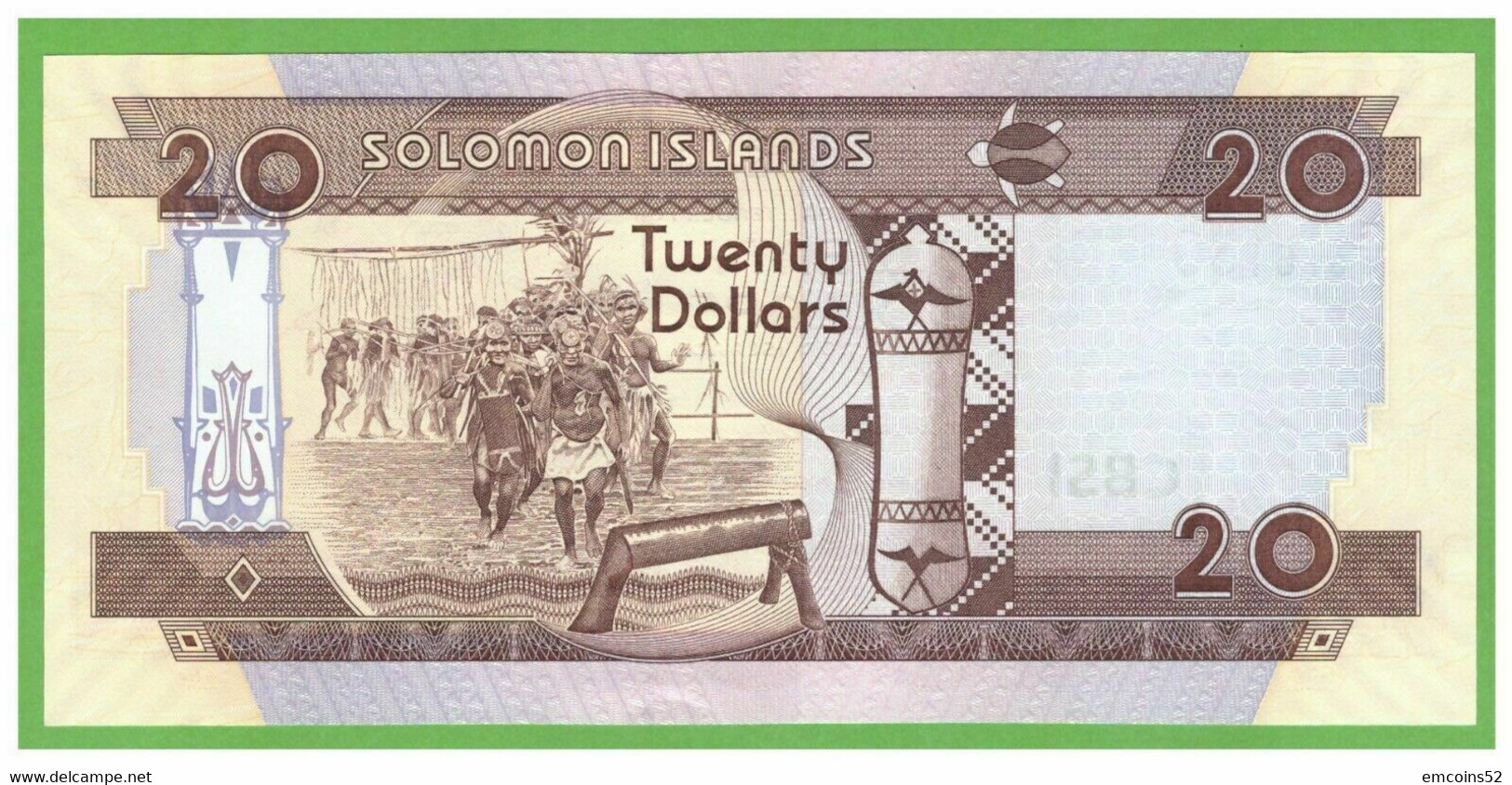 SOLOMON ISLANDS 20 DOLLARS 2004  P-28(1)  UNC - Salomonseilanden