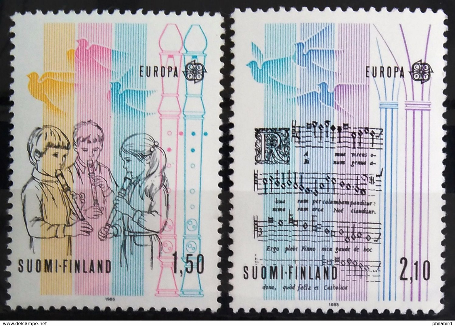 EUROPA 1985 - FINLANDE                 N° 932/933                       NEUF** - 1985