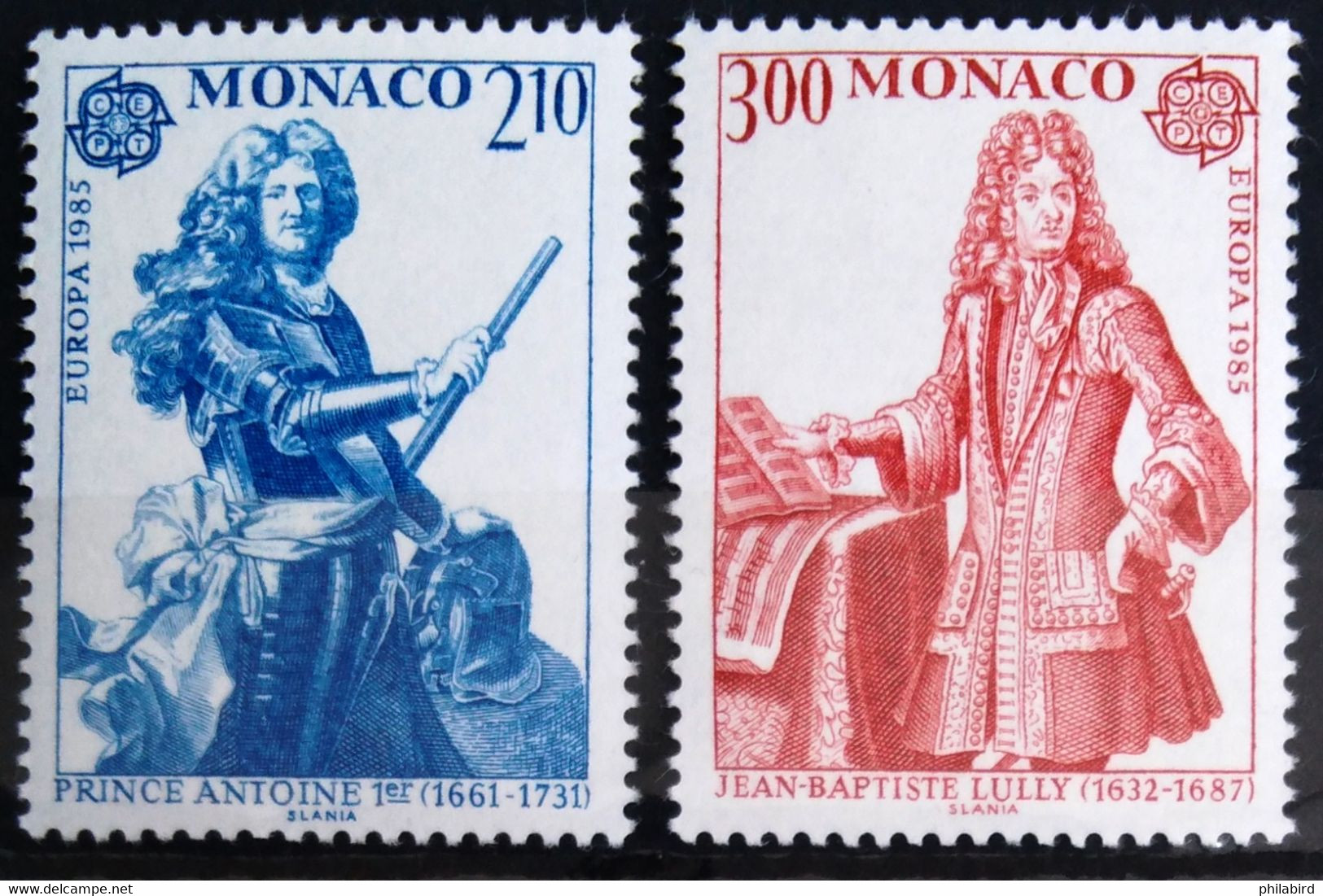 EUROPA 1985 - MONACO                N° 1459/1460                       NEUF** - 1985